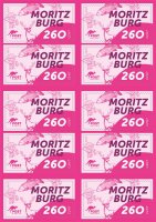 10er Block Maxibrief "Dauerserie Moritzburg" -...