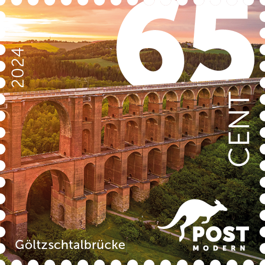 10er Block Postkarte "Göltzschtalbrücke" - 2024