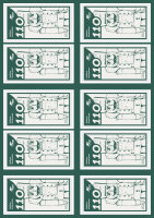 10er Block Kompaktbrief "Seiffener Nussknacker...