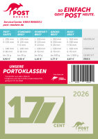 10er Block Großbrief "Dauerserie 177" – 2026